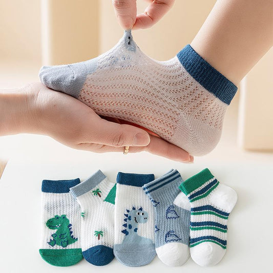Summer cute breathable sweat-absorbing children's socks