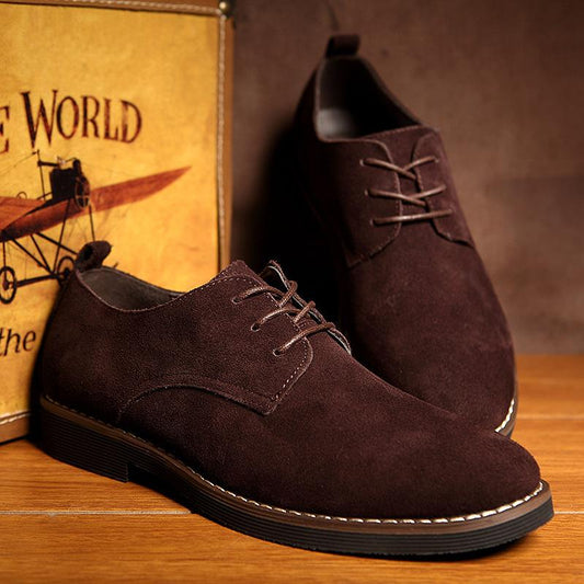 Autumn nubuck leather all-match casual shoes