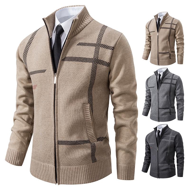 8932 Dapperkick Autumn and Winter Knitted Sweater Jacket