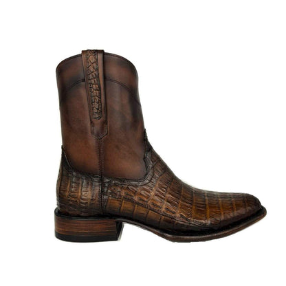 Emma Brown Alligator Boots