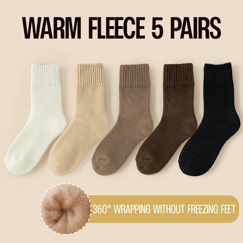 Women's winter fashion fleece warm socks