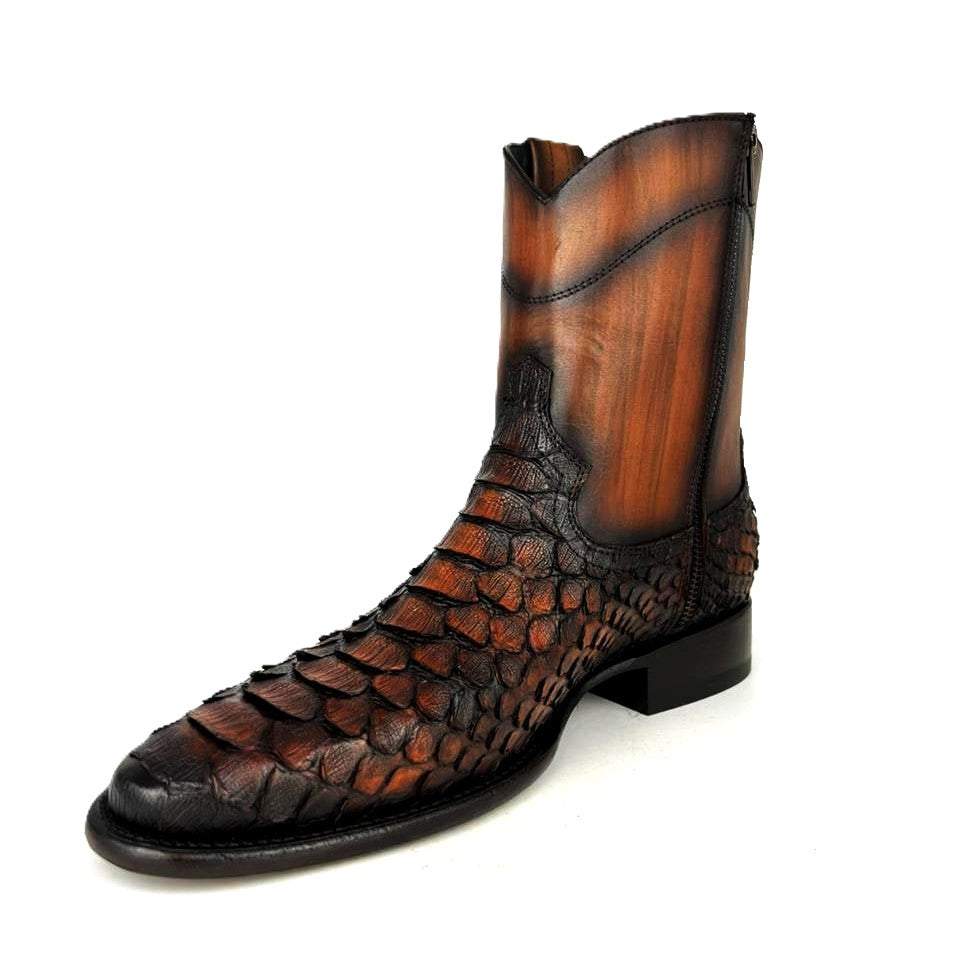 EMMA BROWN PITON BOOTS