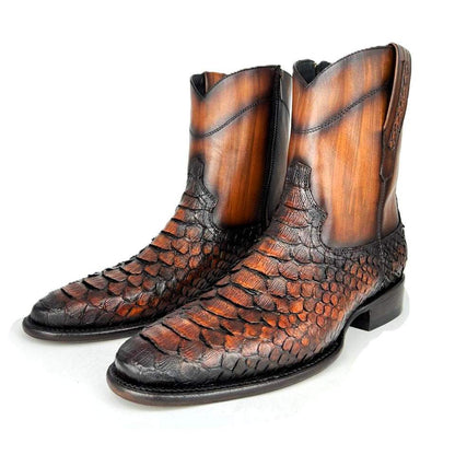 EMMA BROWN PITON BOOTS