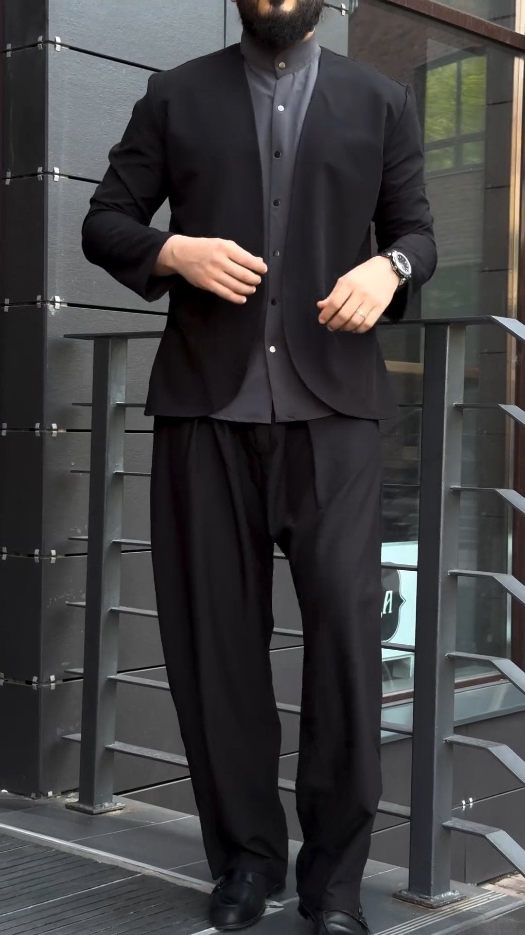 Men's Fake Two Piece Suit