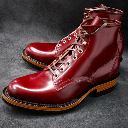 Italian handmade men's casual boots