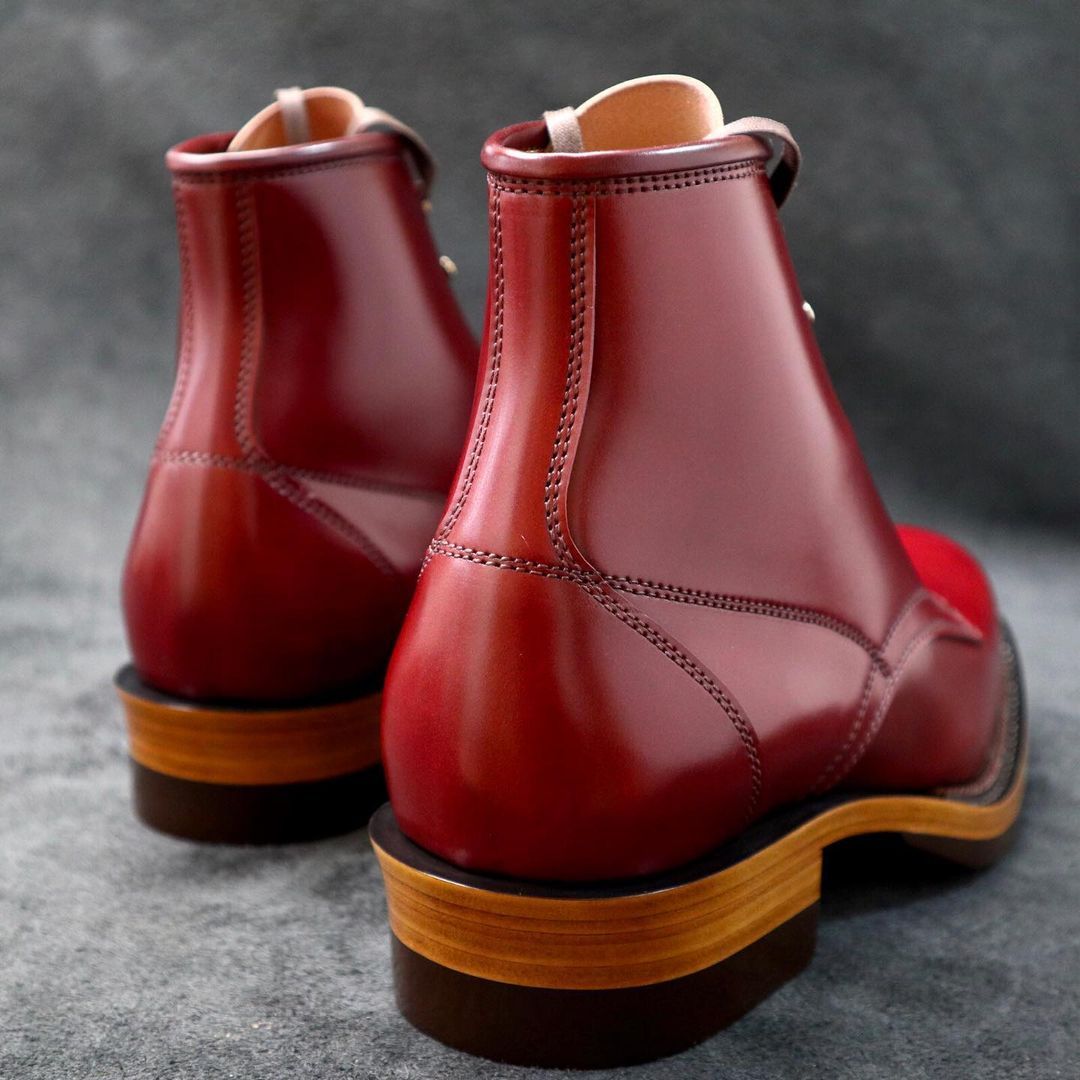 Italian handmade men's casual boots