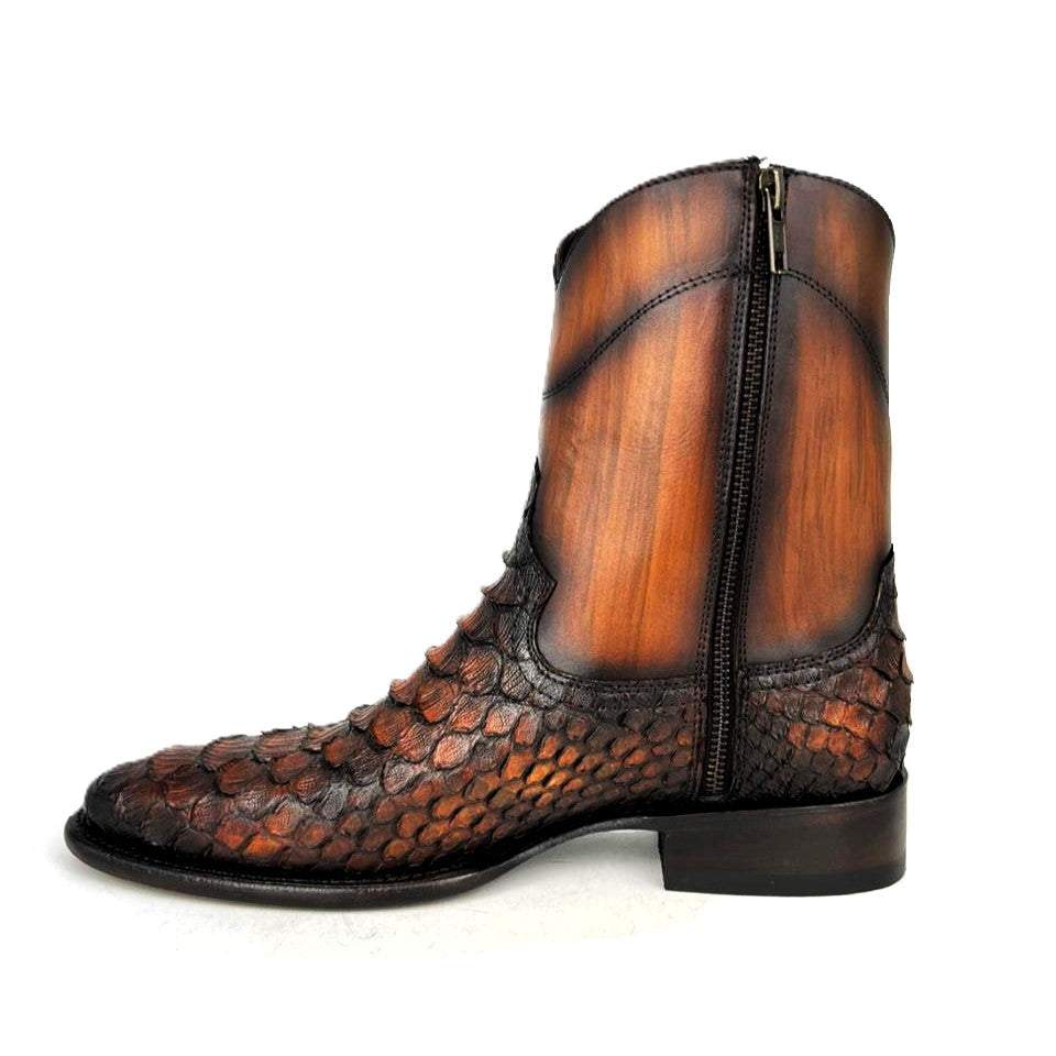 EMMA BROWN PITON BOOTS