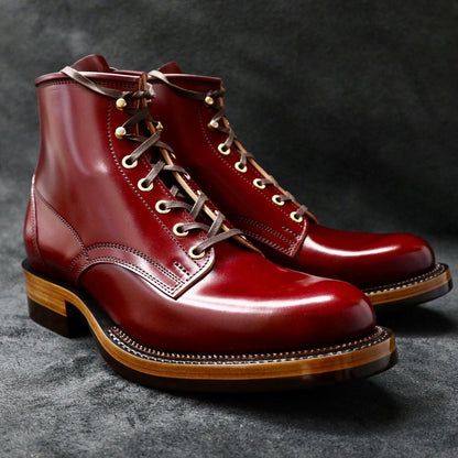 Italian handmade men's casual boots