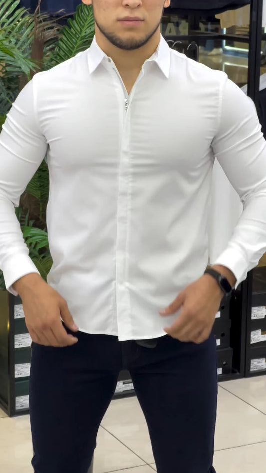 Italian men's casual business shirt