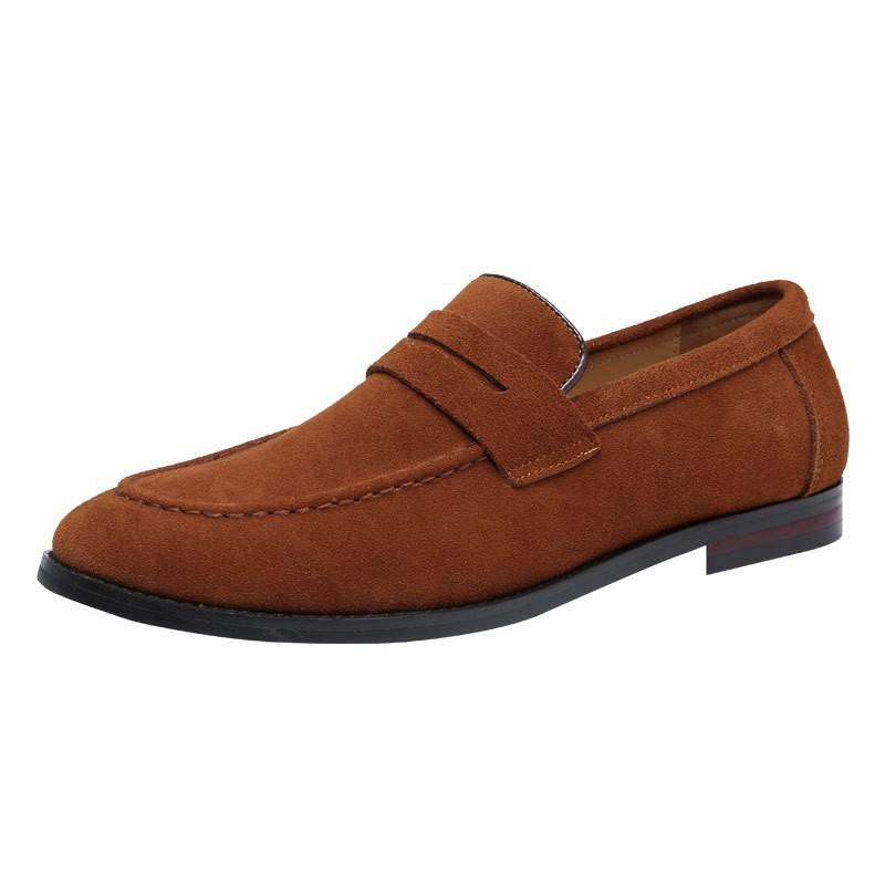 Men's nubuck leather casual shoes