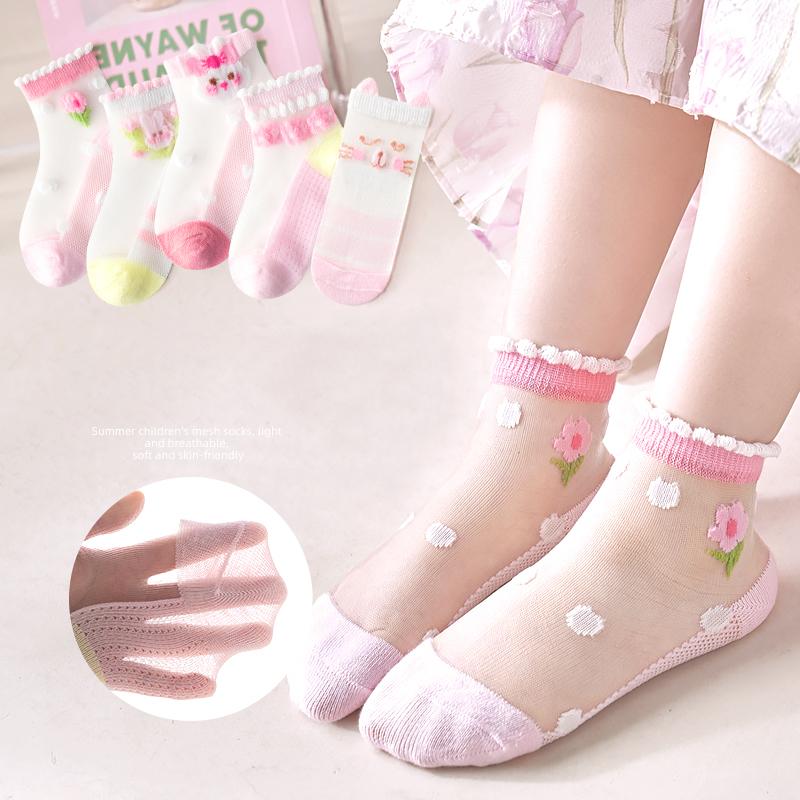 Summer cute breathable children's socks