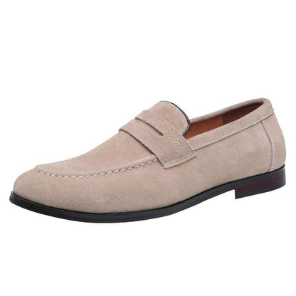 Men's nubuck leather casual shoes