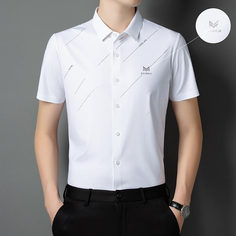 Men's Anti-Wrinkle Ice Silk Shirt