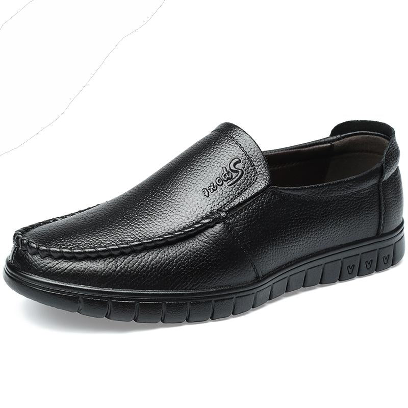 Italian business slip-on casual leather shoes – istylemall