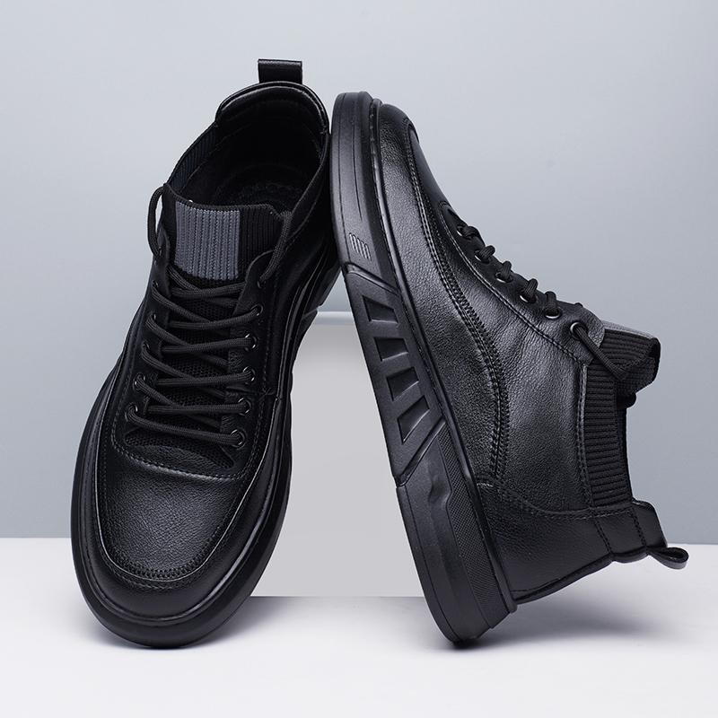 Italian men's all-match casual leather shoes