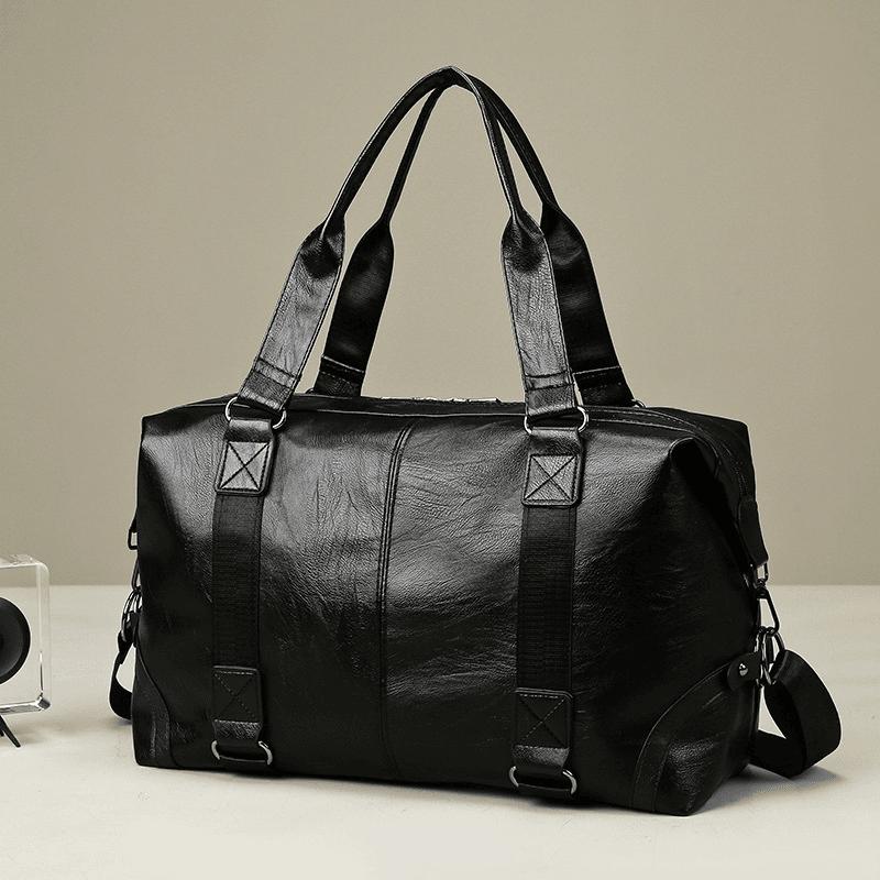 New cowhide sports training large capacity handbag