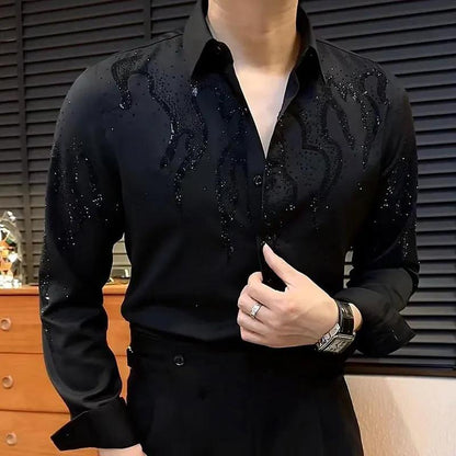 Men's Premium Hot Diamond Shirt