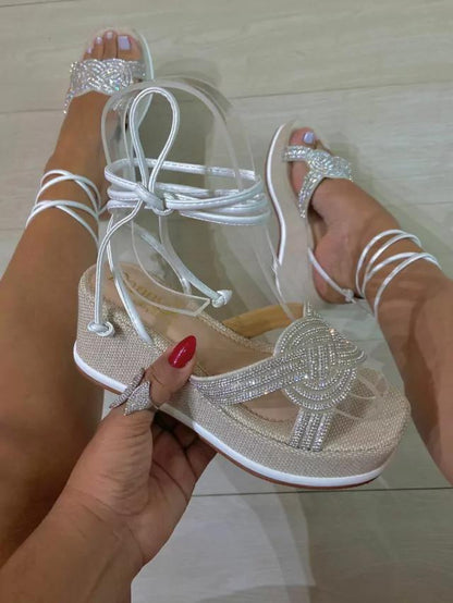 Summer Women's Rhinestone Sandals #3