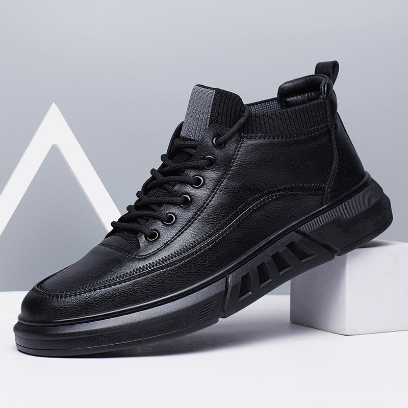Italian men's all-match casual leather shoes