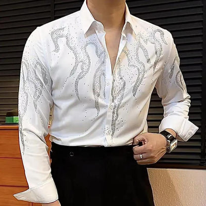 Men's Premium Hot Diamond Shirt