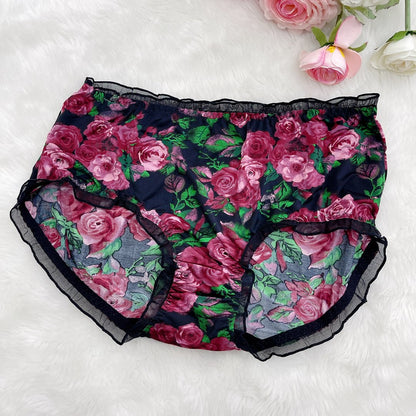 Women's Sexy Lace Printed Stretch Panties