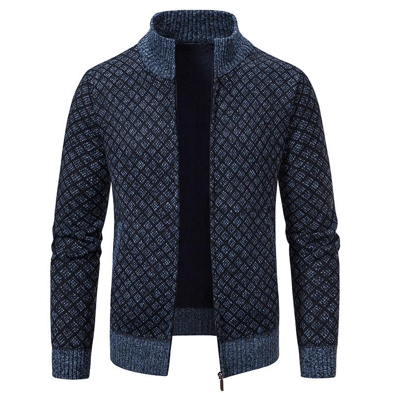 B228 Dapperkick Jacquard Knitted Sweater Jacket – istylemall