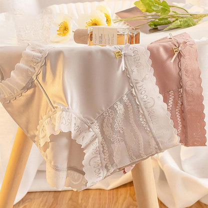French ice silk embroidered lace underwear