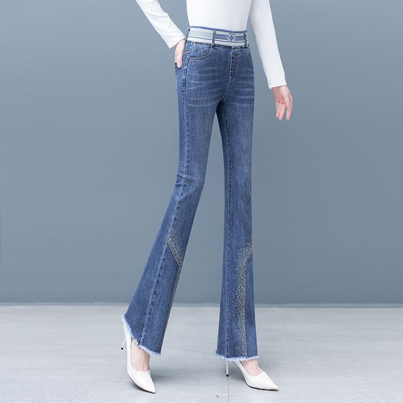 2023 Fashionable Rhinestone Jeans