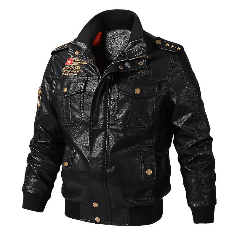 2022 autumn and winter new men's leather jackets